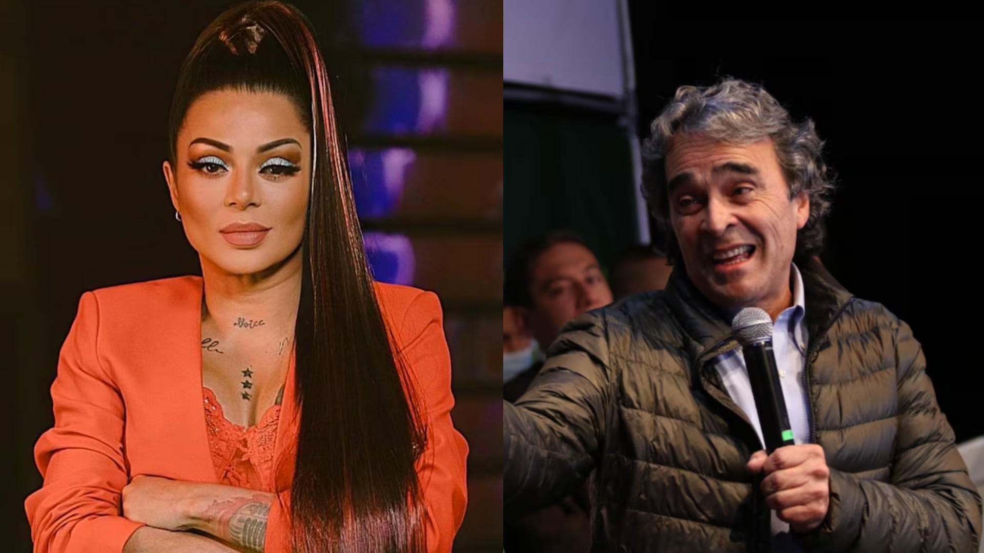 Marbelle y Sergio Fajardo.