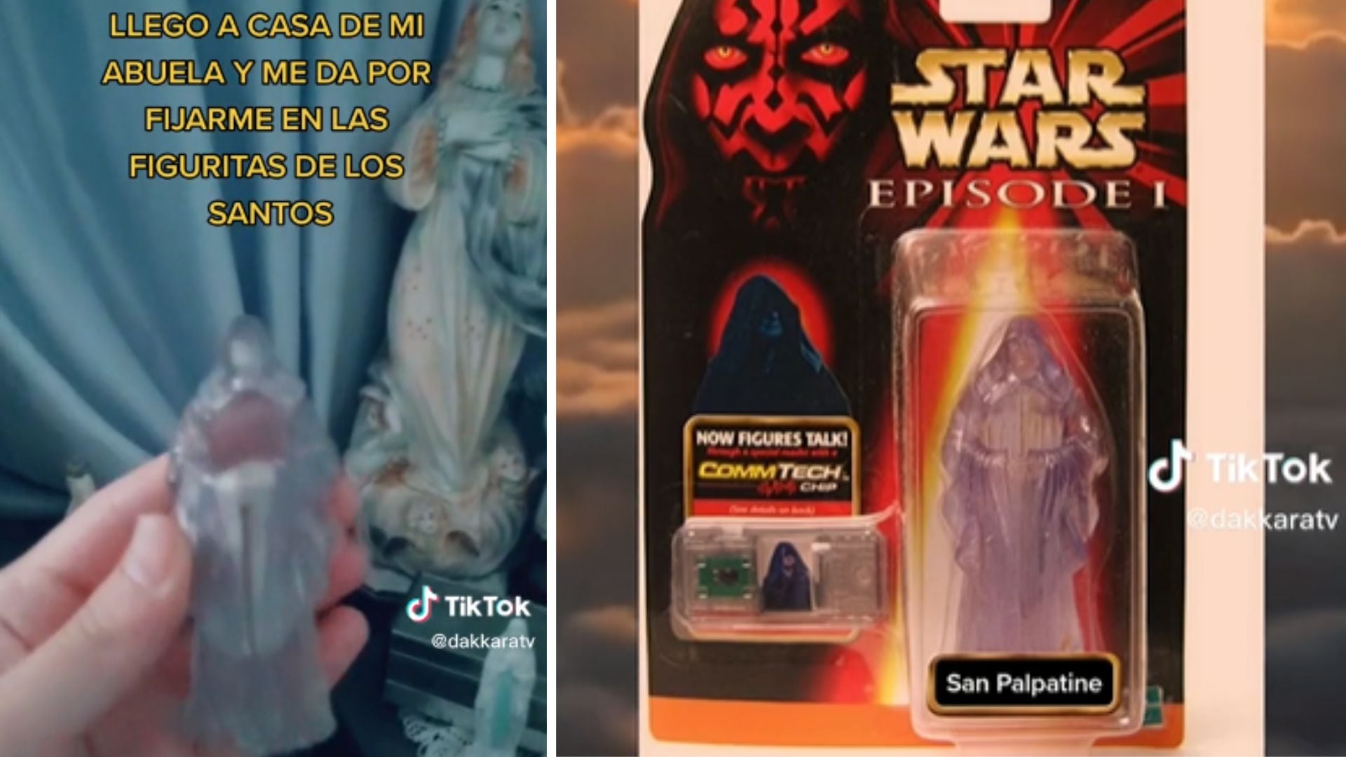 Abuelita le rezó por 15 años a una figura de Star Wars.