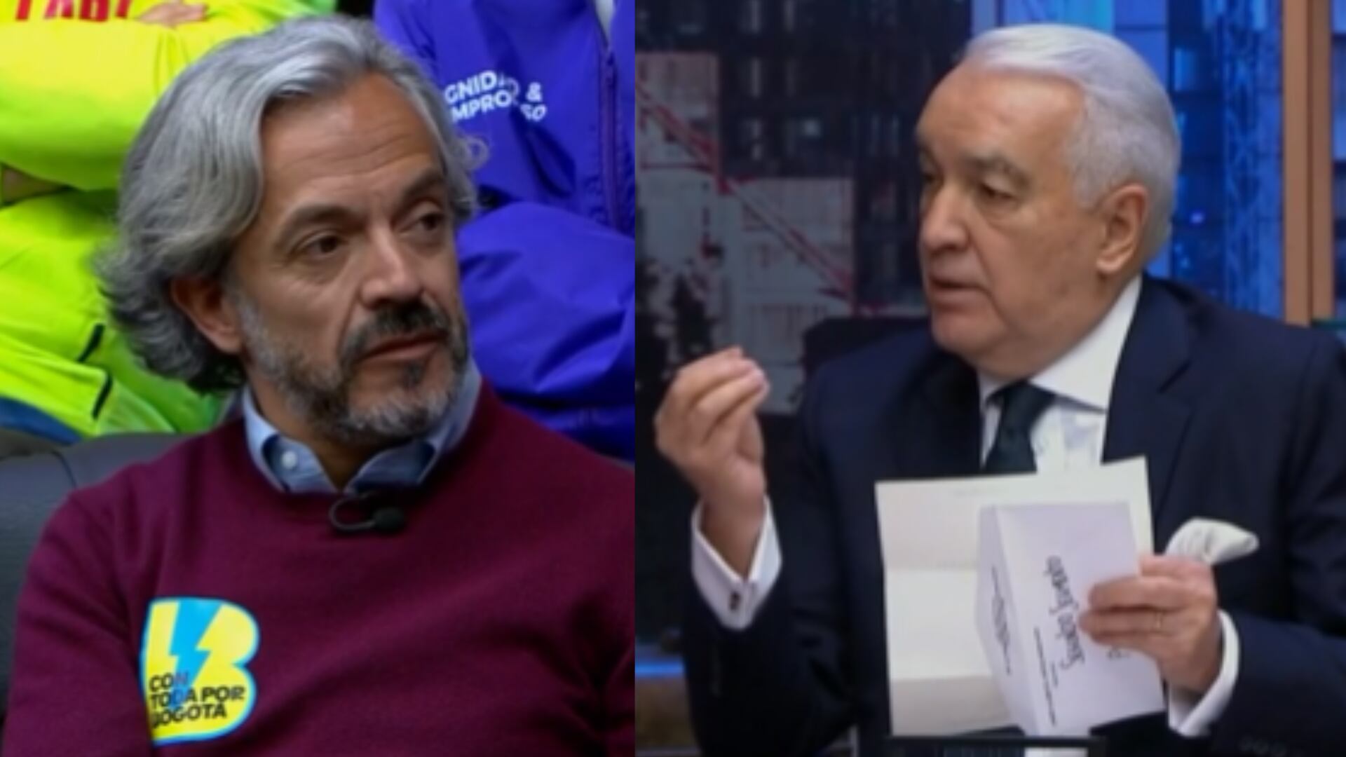 Juan Daniel Ovideo no se acordó del himno de Bogotá en entrevista para 'Yo José Gabriel'.