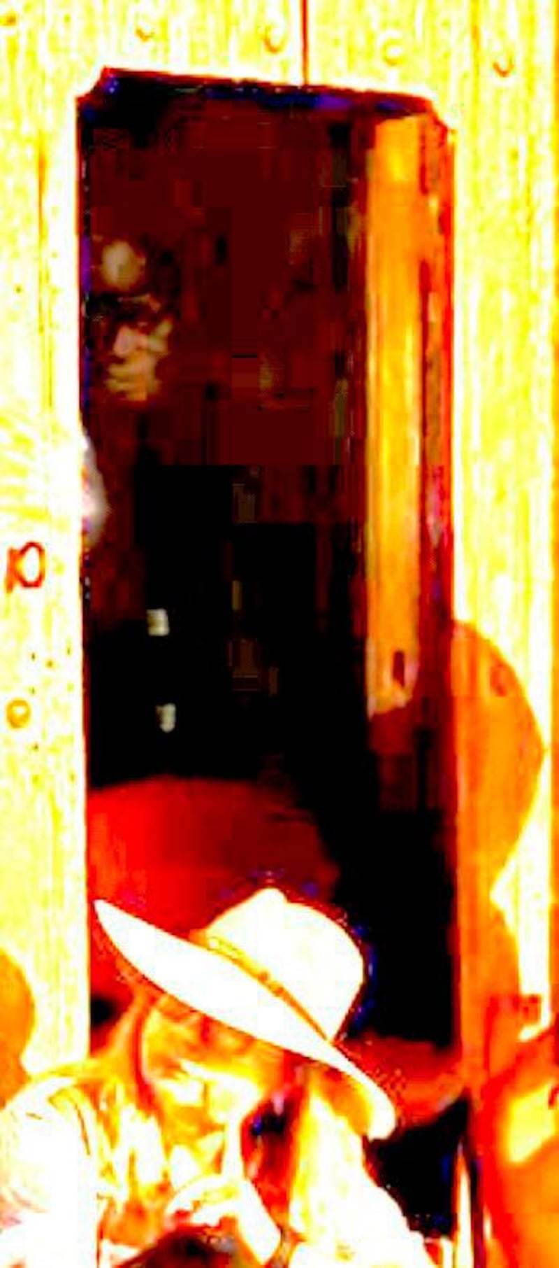 Foto de un presunto fantasma en Cartagena.