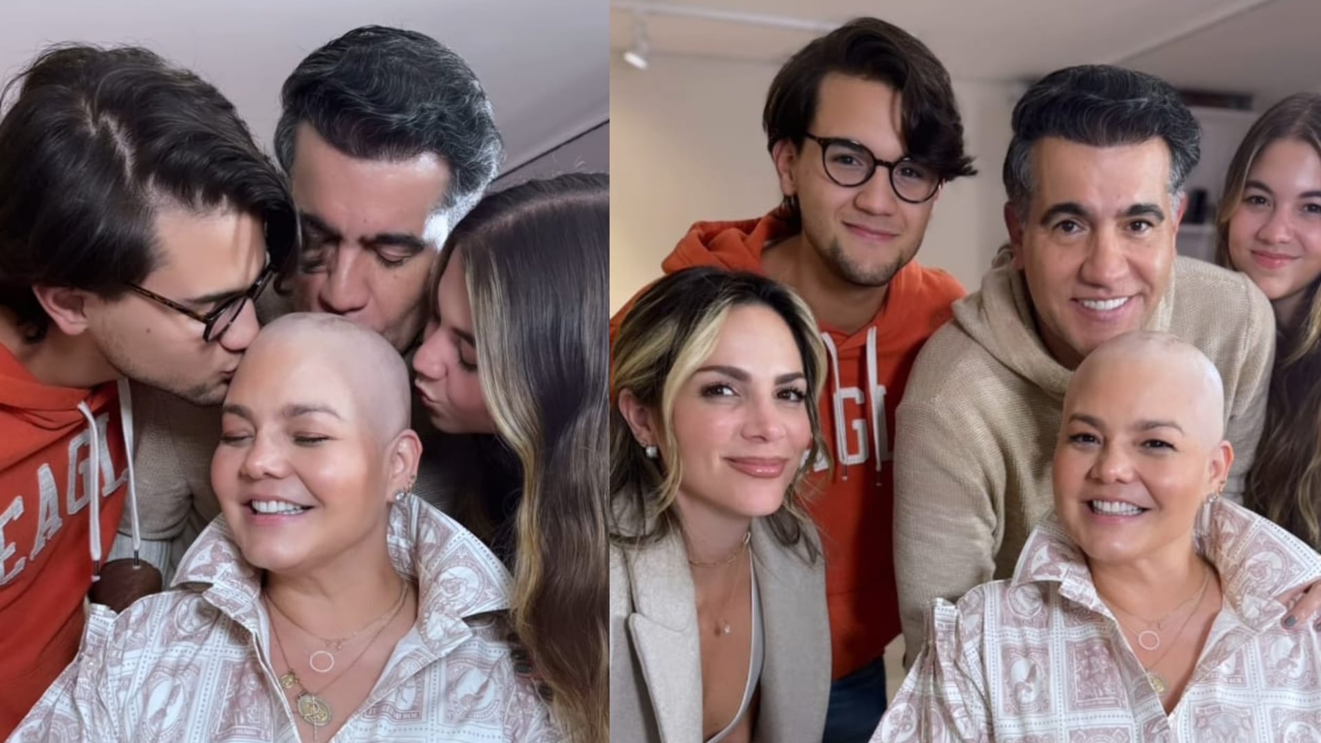 Carlos Calero le dejó emotivo mensaje a su esposa luego de que rapara su cabellera a causa del cáncer