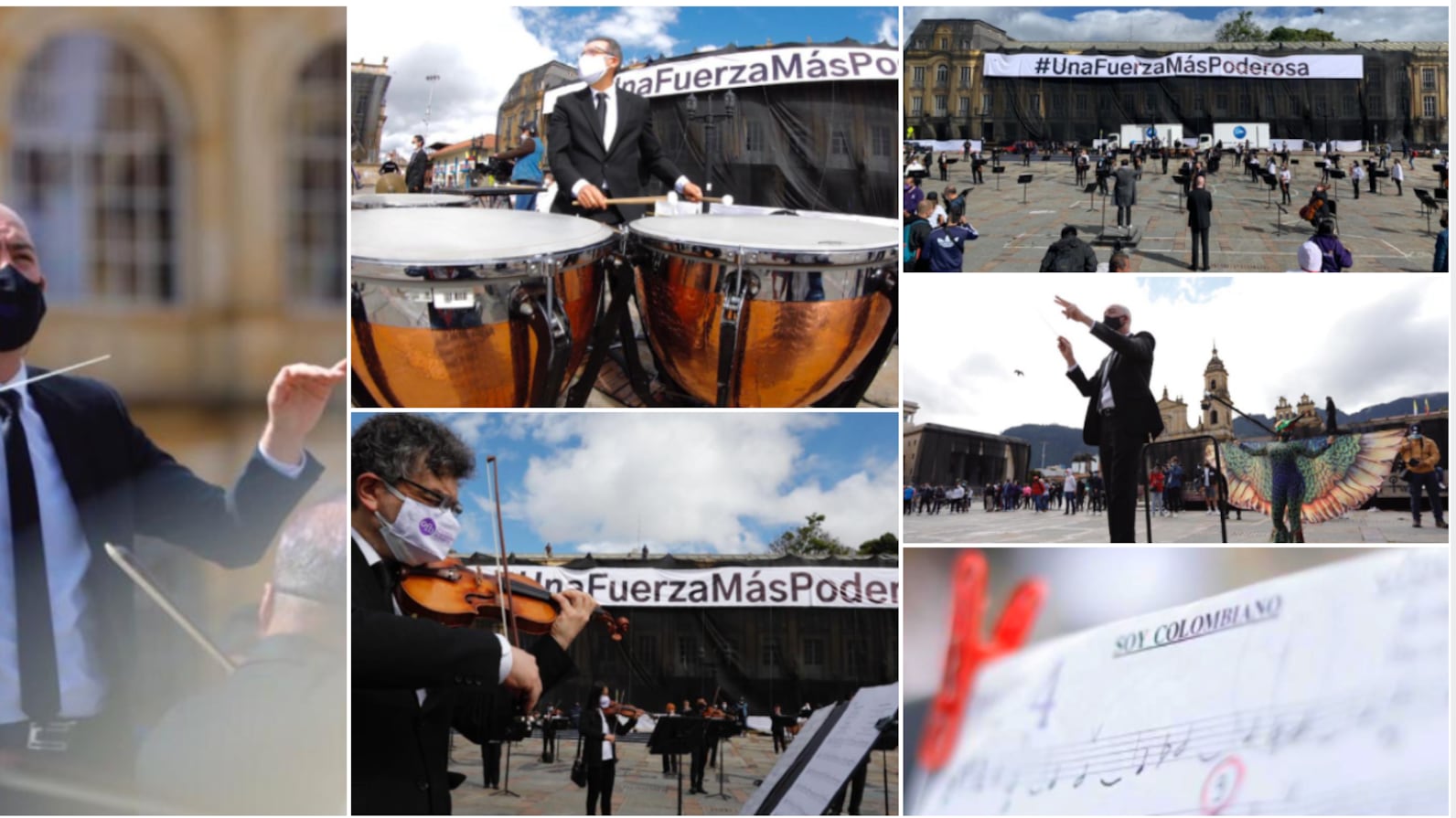 La Filarmónica de Bogotá alzó la batuta en son de paz