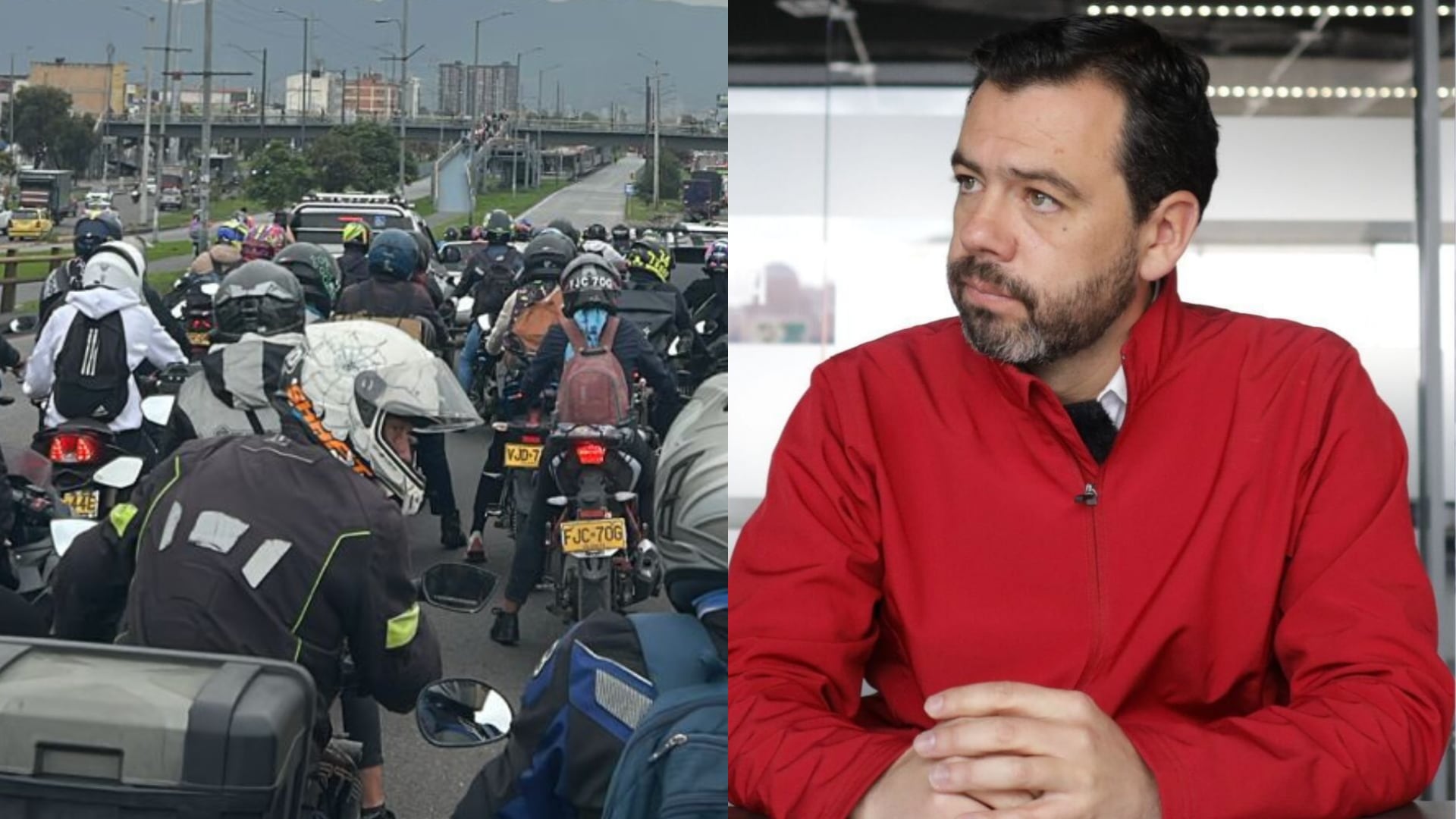“Bogotá necesita orden. Cuando hay gente que rechaza el control y la autoridad no nos vamos a poner de acuerdo”: Galán sobre sanción a moteros