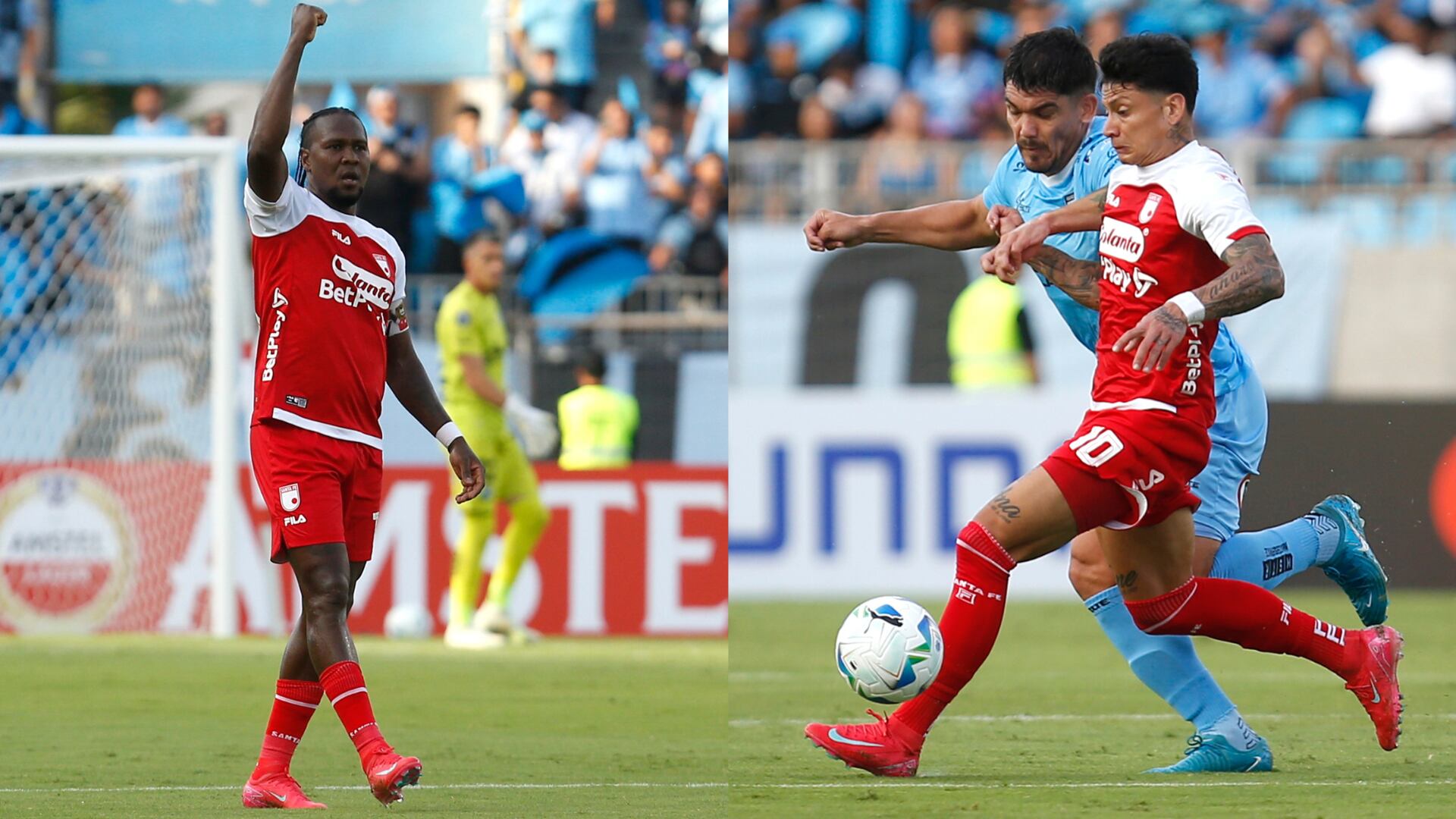 Santa Fe y Deportes Iquique - Fotos: Redes sociales de la Copa Libertadores