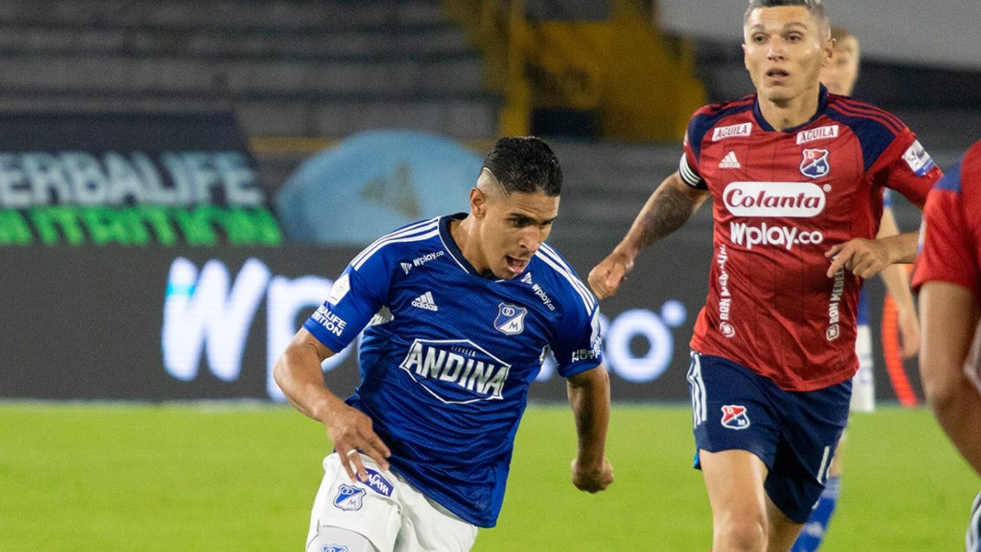 Partido de Millonarios contra Medellín