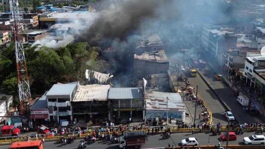 Incendio en Ibagué