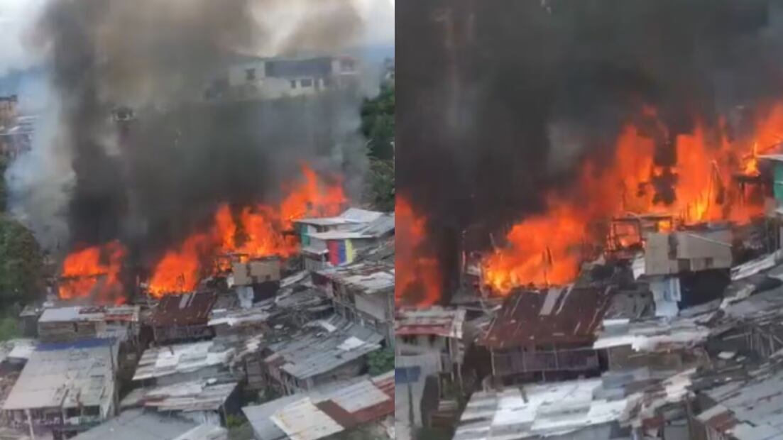 Incendio en Pereira 30 de octubre de 2023