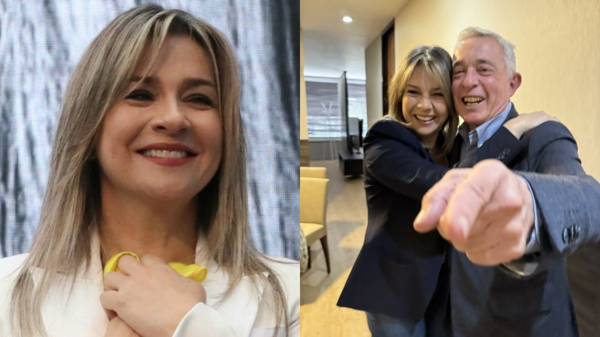 “Le di un abrazo en nombre de millones”: así fue emotivo reencuentro de Vicky Dávila y Álvaro Uribe (Redes sociales)