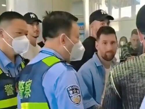 Messi es detenido por las autoridades migratorias en China