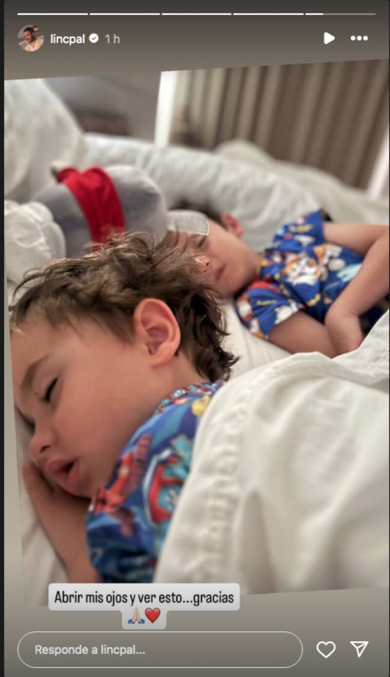 Lincoln Palomeque hijos