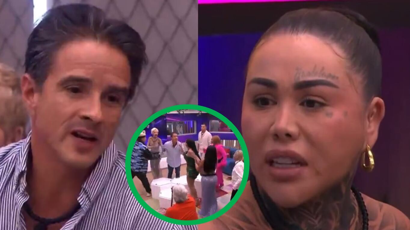 Carla Giraldo tuvo que intervenir para detener la pelea de Yina Calderón con Coco luego de nominar a Karina por haber hecho complot.