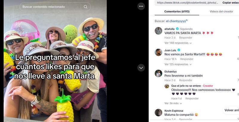 Maluma y Altafulla lograron que jefe llevara a sus empleados a Santa Marta
