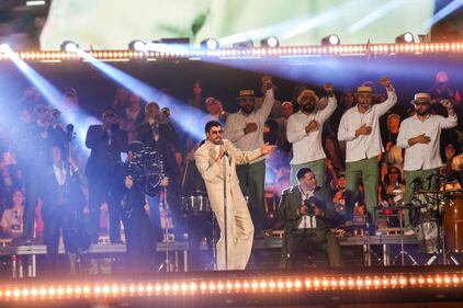 Bad Bunny en concierto en Colombia