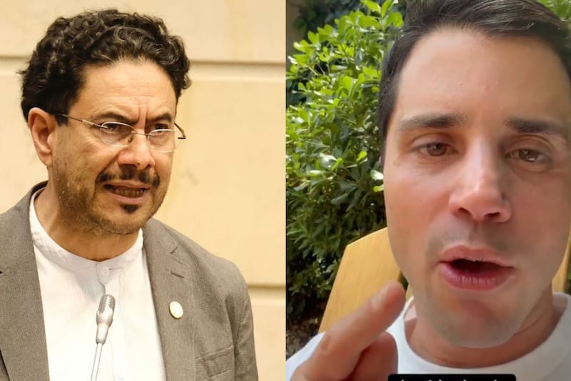 Cepeda se enfureció con Tomás Uribe y lo llamó “sobrino del jefe del grupo paramilitar Los 12 Apóstoles”