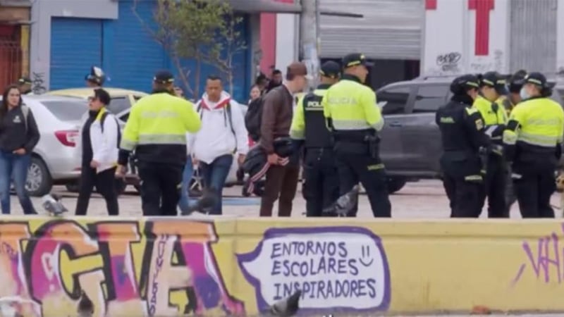 Golpe al microtráfico en Plaza España: Policía de Bogotá realizó capturas por porte de estupefacientes