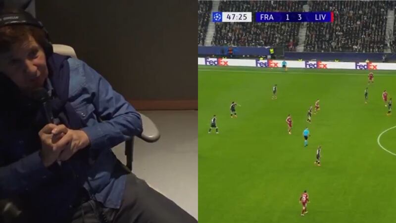 Insólito error de ESPN en la transmisión del Eintracht vs. Liverpool: Poncharon a los comentaristas por varios segundos