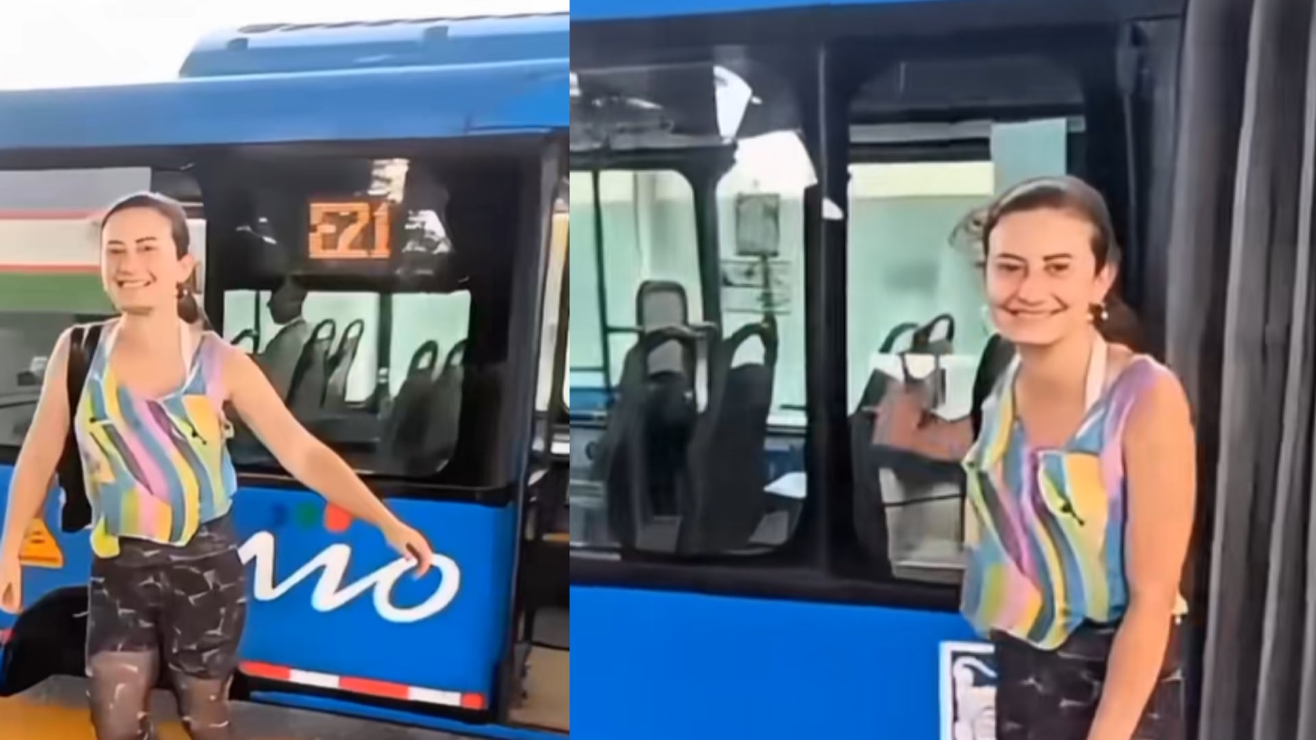MIO Cali: Esposa de un TransMilenio se encontró con bus del sistema