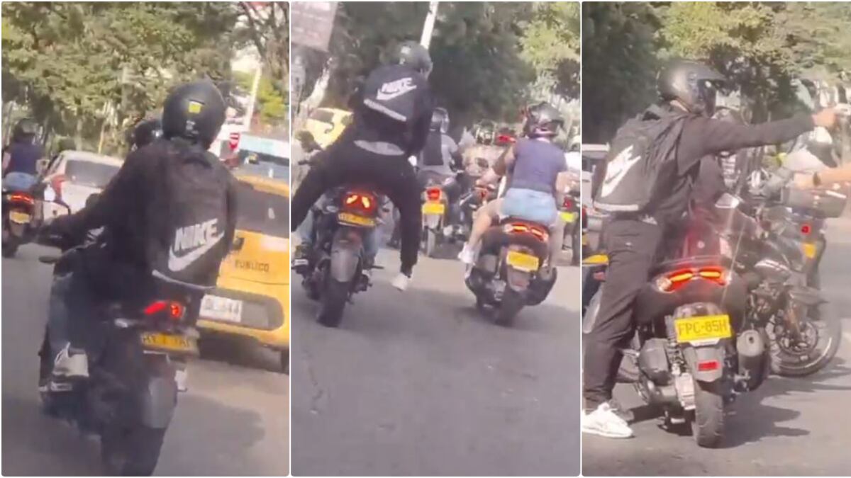 Robo de moto en Cali quedó en video y los ladrones expuestos porque los grababan por una infracción