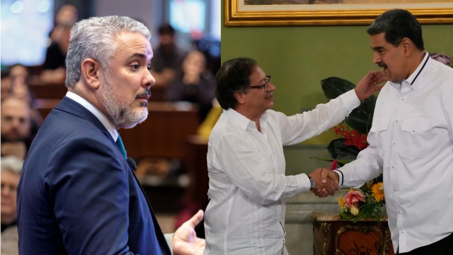 Iván Duque acusó a Gustavo Petro de ser cómplice del régimen de Maduro en Venezuela