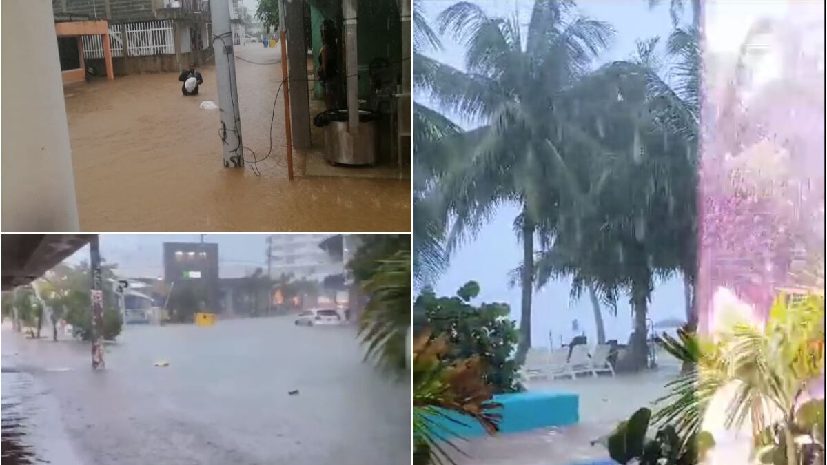 San Andrés vive duras inundaciones que tienen en emergencia a la isla