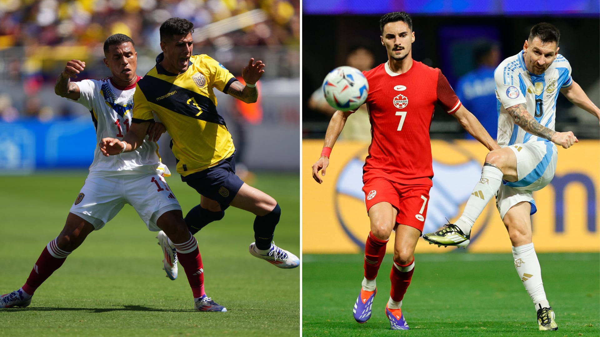 Definidos los dos primeros partidos de los cuartos de final de la Copa América