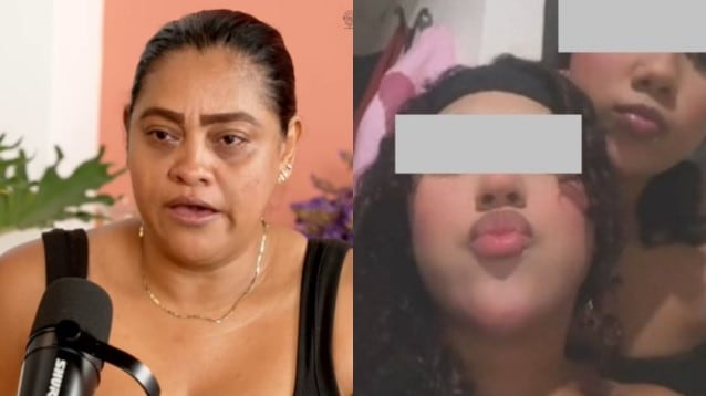 Foto mamá de hermanas asesinadas en Malambo denuncia: “implicado menor no pagará cárcel”.