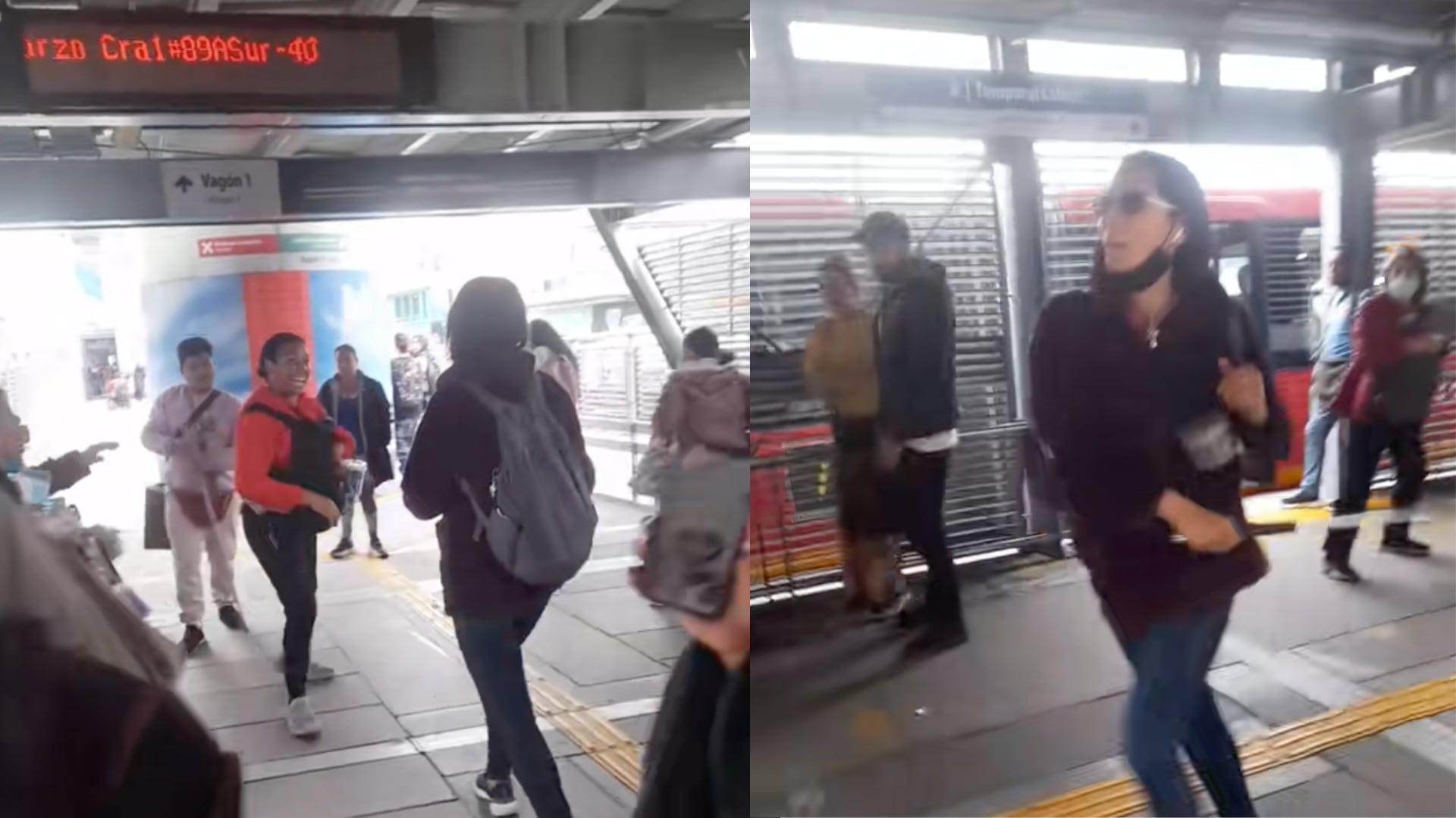 Invidentes protagonizaron pelea en TransMilenio en Bogotá