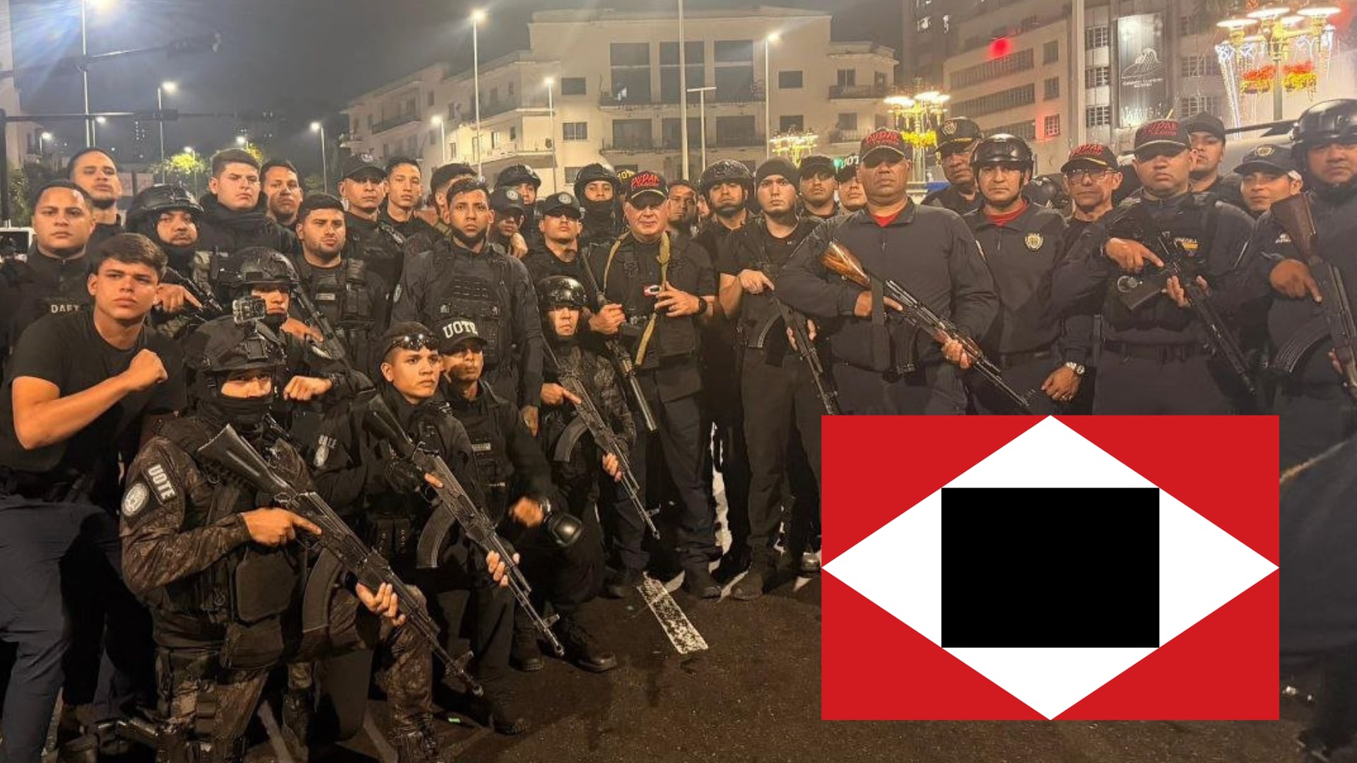 Diosdado Cabello recorre las calles de Caracas.