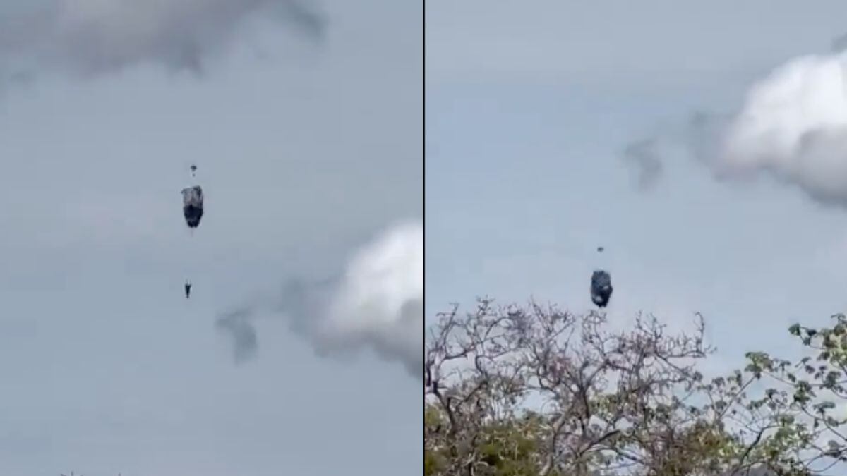 Un sargento del Ejército Nacional cayó al vacio cuando su paracaídas no le abrió.
