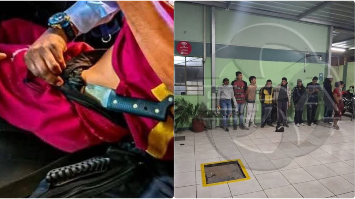 Hinchas de Tolima generan alerta en Perú: detenidos con cuchillos y machetes