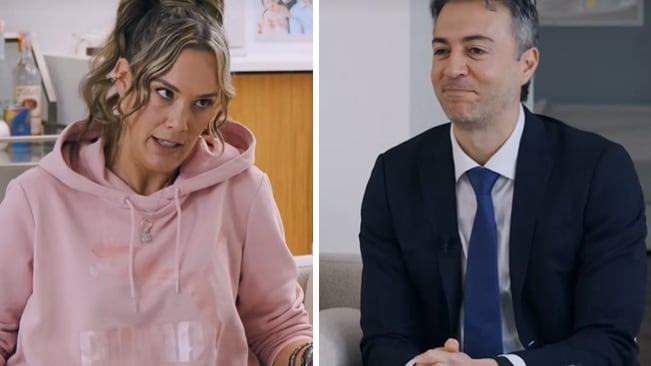 Peinada de Eva Rey a Daniel Quintero.