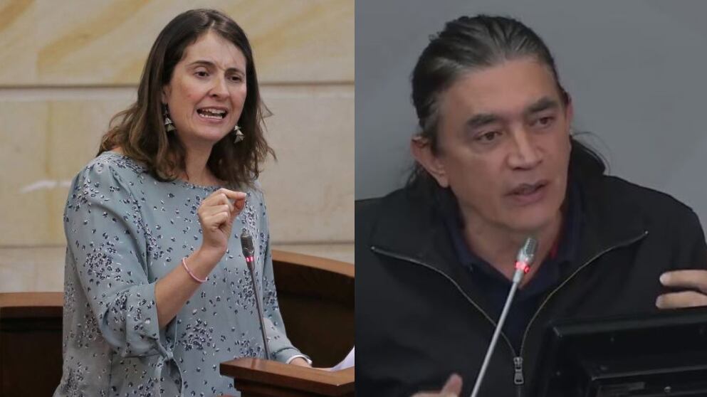 Paloma Valencia y Gustavo Bolívar