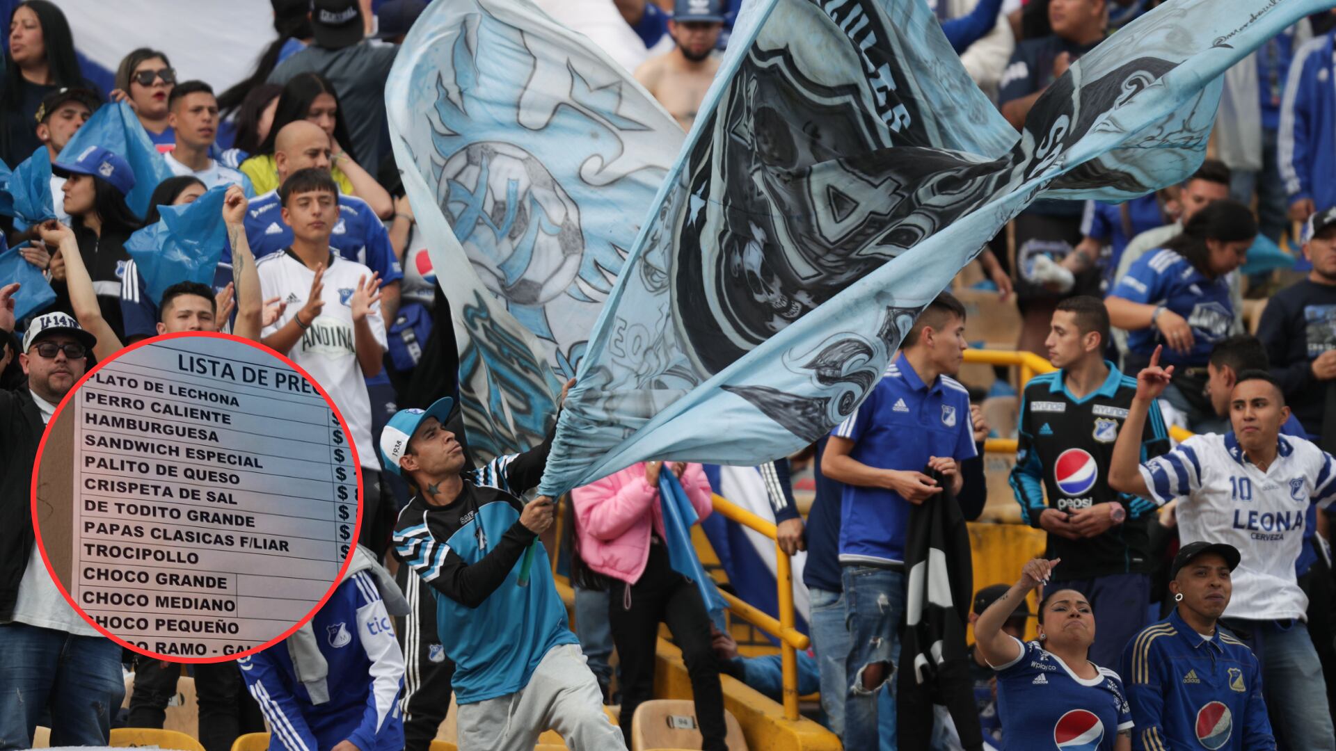 A hinchas de ‘Millos’ los ‘clavaron’ como al DIM con nuevos precios de comida en El Campín