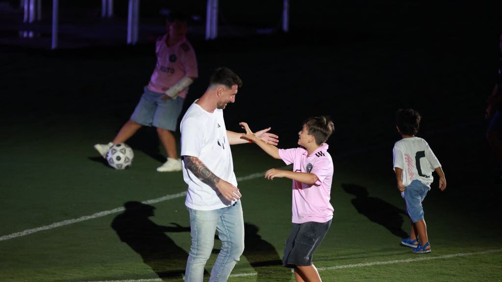Messi terminó humillado por uno de sus hijos en su presentación con el Inter de Miami