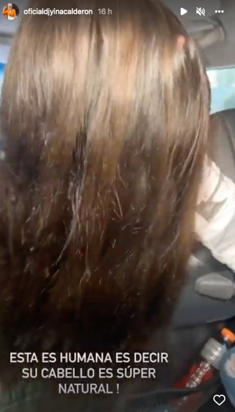 yina calderon en sus historias de instagram