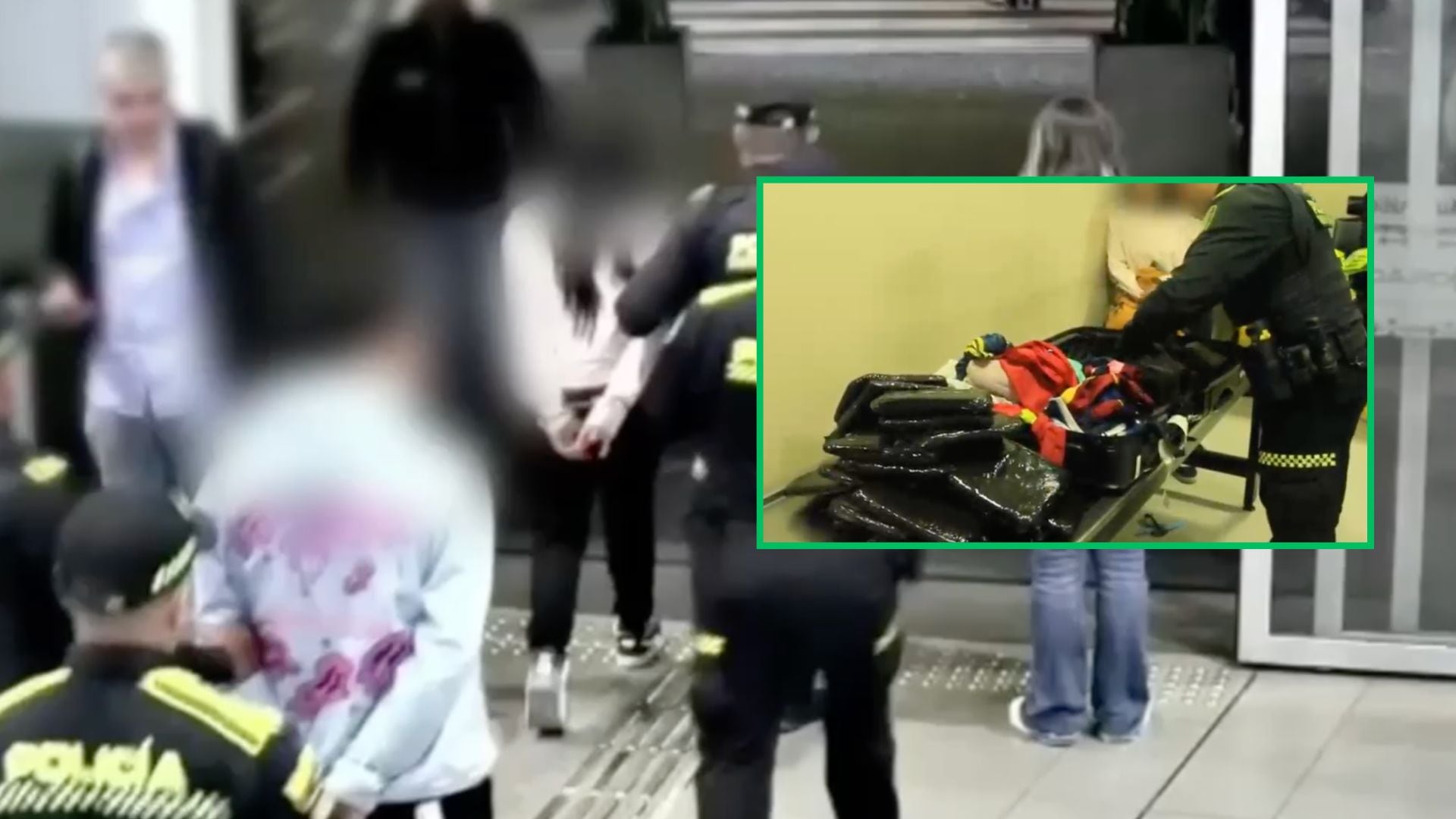 Pareja cayó con 33 kilos de marihuana cuando intentaba abordar un vuelo en El Dorado