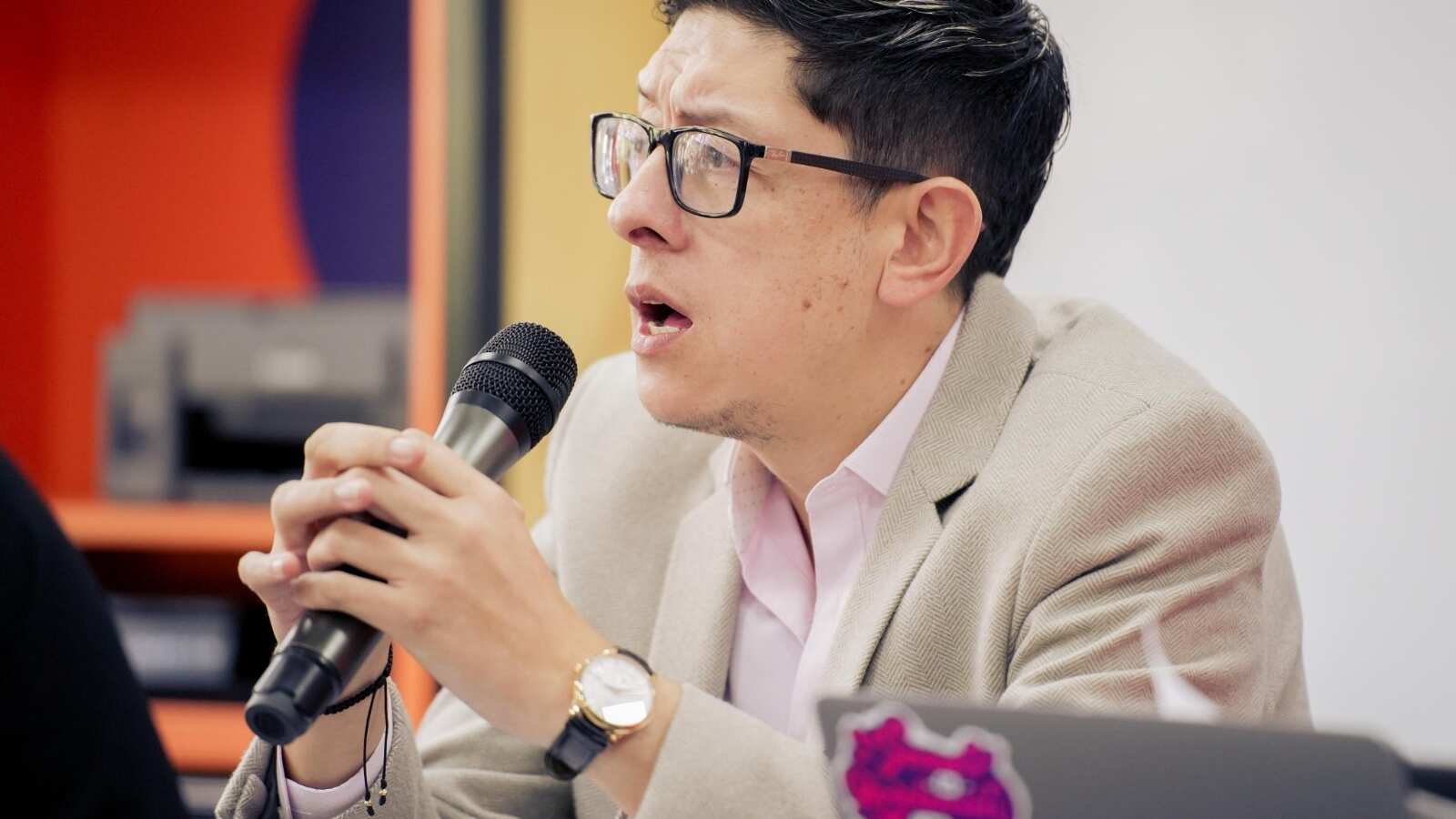 Ministro de Educación, Daniel Rojas Medellín.