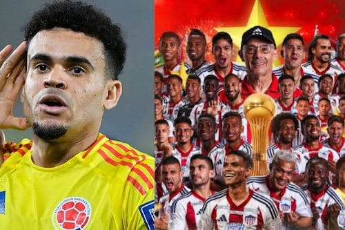 Luis Díaz felicitó desde Alemania al Junior por la goleada que le pegó al Tolima en la final