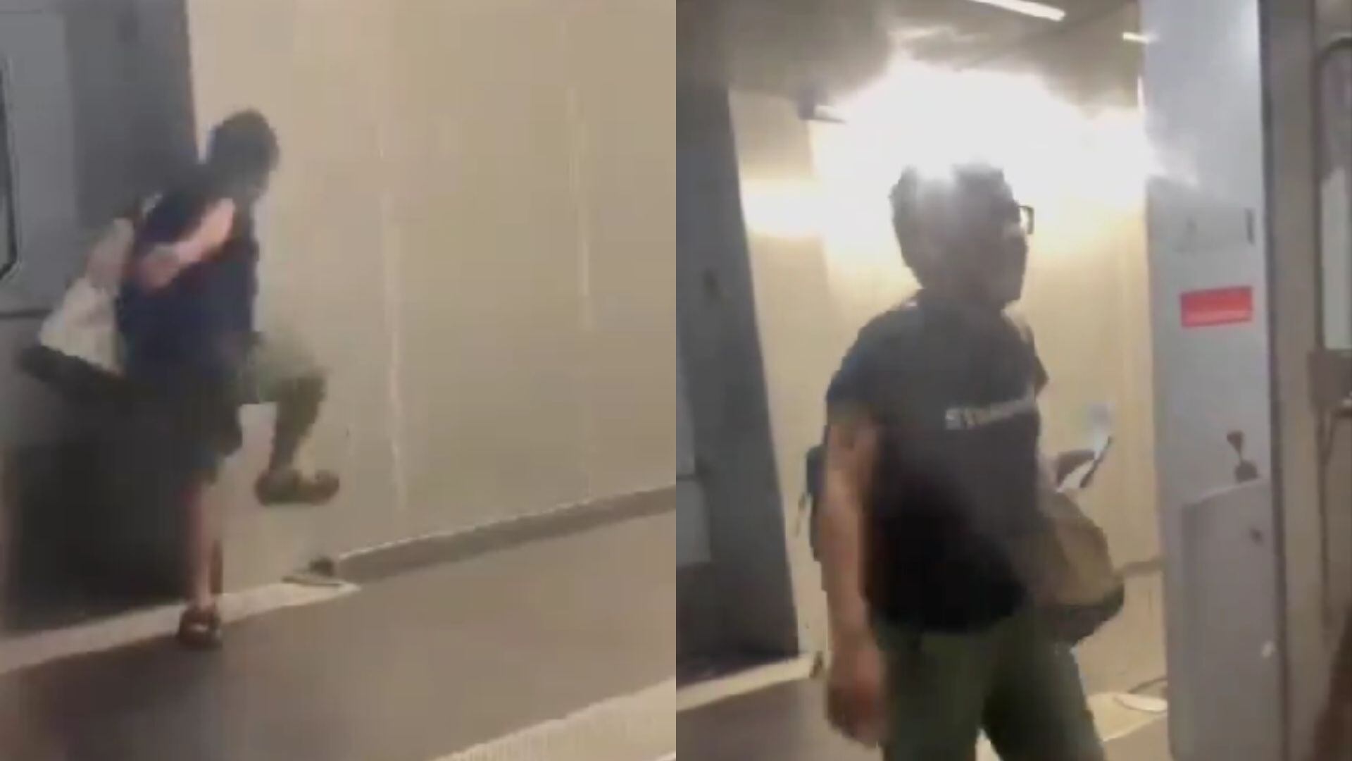 Gringo se alteró en avión del aeropuerto El Dorado