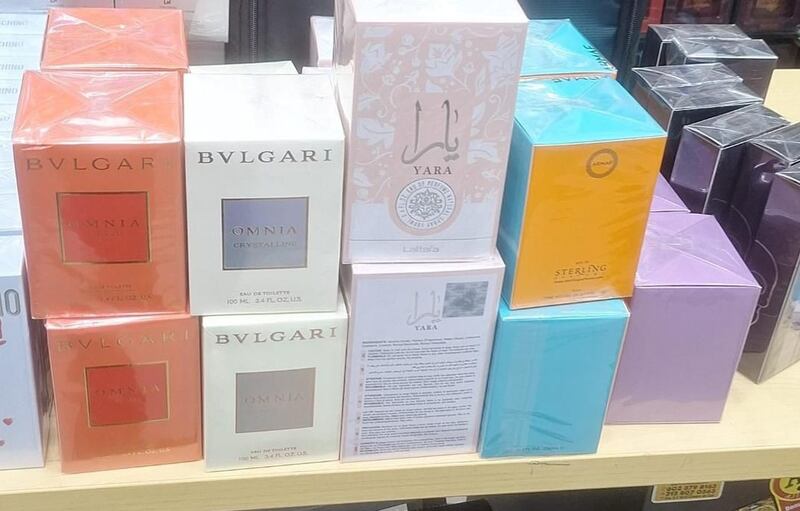 Productos incautados por la DIAN en Medellín, Cali y Riohacha