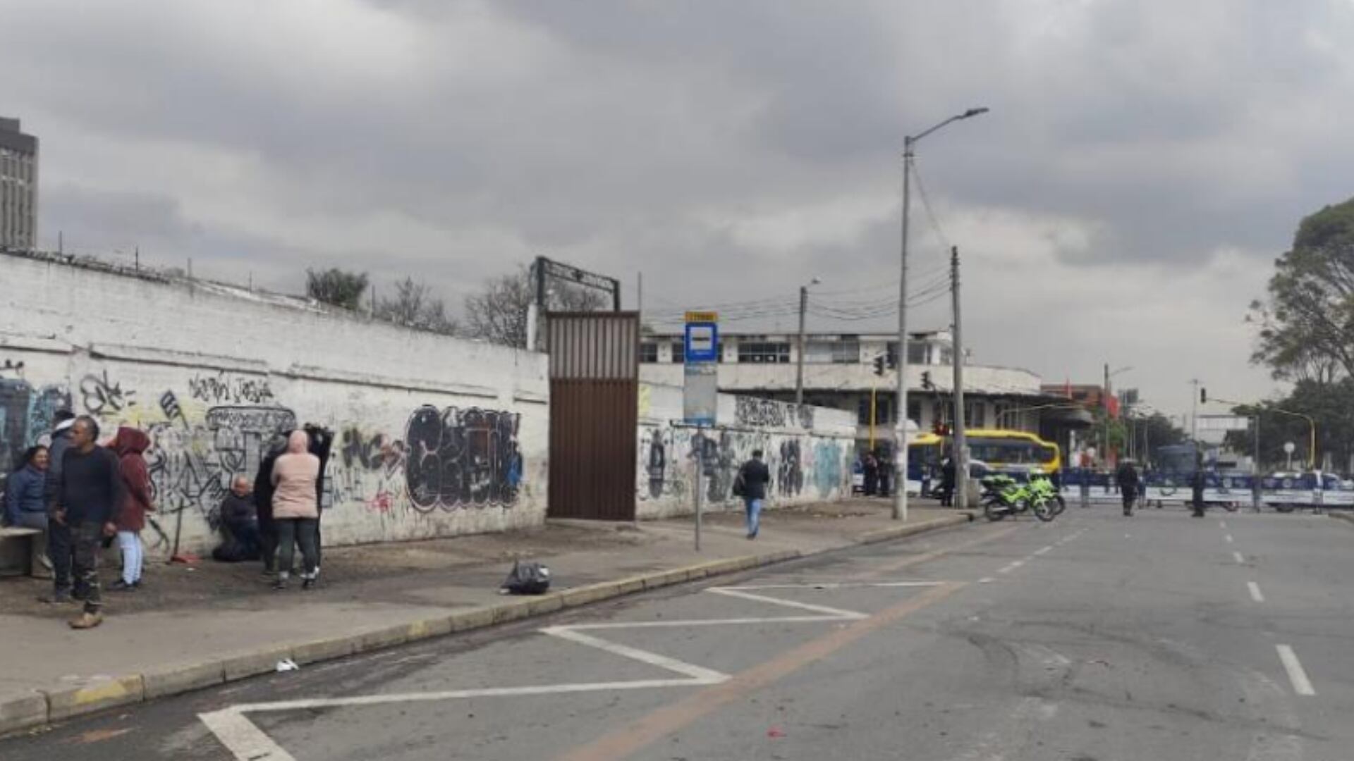 Recuperación de espacio público en Paloquemao.