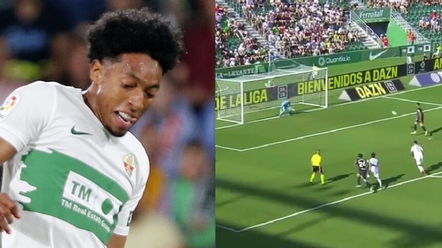 Johan Mojica y penal fallado de su rival