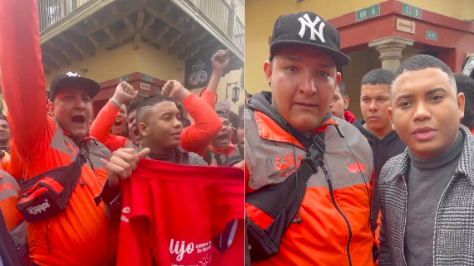 Congresista Polo Polo salió a las calles para apoyar protestas de Rappitenderos