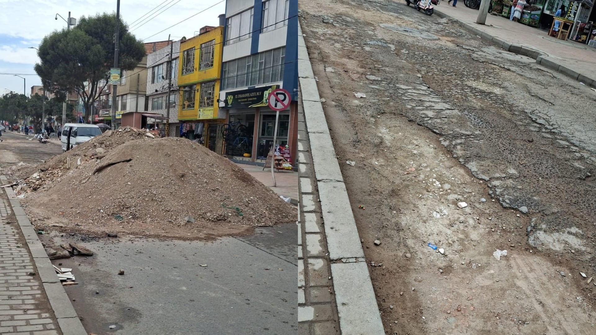 Denuncia vía de Bogotá - Fotos: Tomadas por Yeimmy Medina el 8 de marzo del 2026