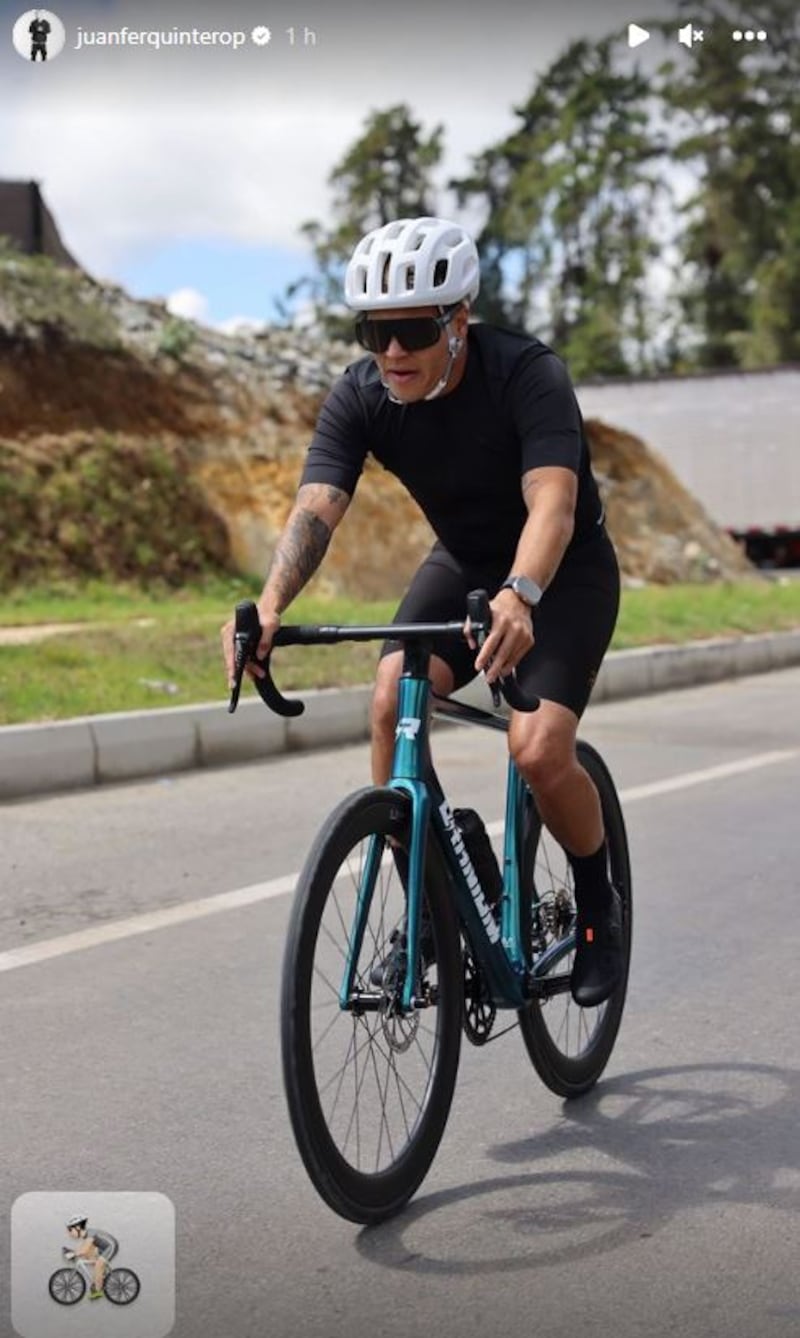 Juan Fernando Quintero se puso a seguir la estela de James Rodríguez en otro deporte