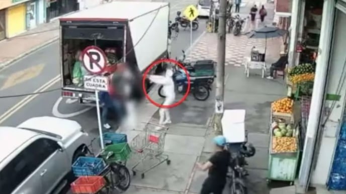 Foto del momento de asesinato de comerciante en Suba destapa sangrienta guerra familiar ligada al negocio cárnico.