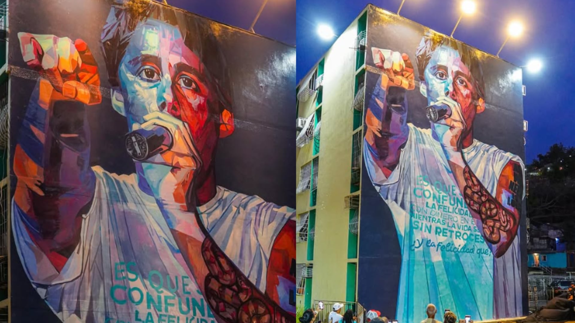 Mural de Canserbero en Venezuela