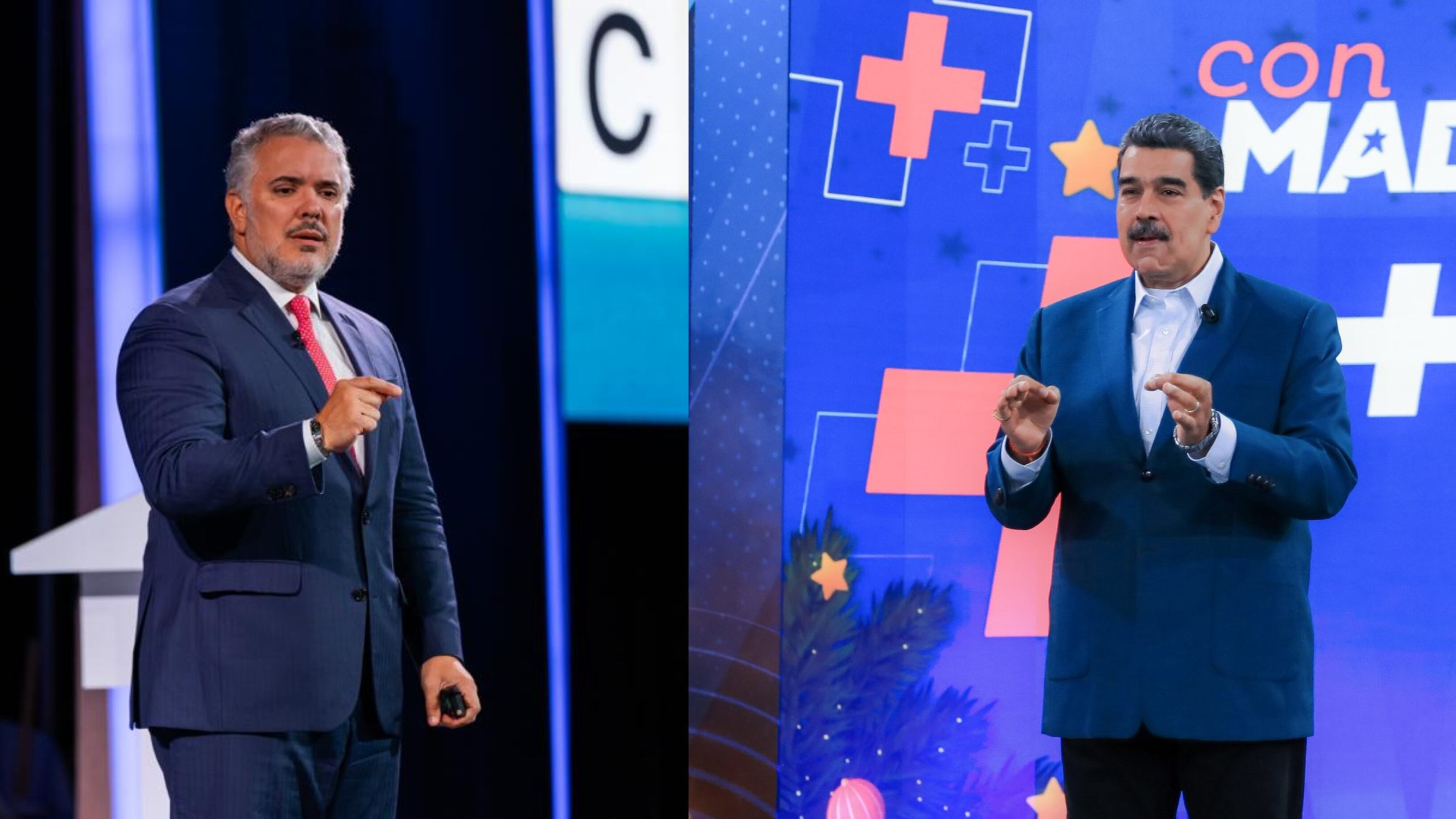 Iván Duque le dice imbécil a Nicolás Maduro