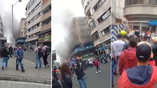 Incendio en Medellín