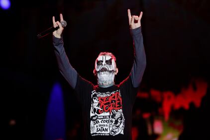 Sekta Core!, de México, durante su presentación en Rock al Parque 2022 en Bogotá.